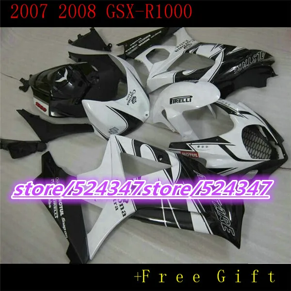 Hey-Glossy Fairing For GSX-R1000 K7 07 08 GSX R1000 ALL White GSXR 1000 NEW K7 07-08 825 GSXR1000 2007 2008 Body for SUZUKI
Hey-Glossy Fairing For GSX-R1000 K7 07 08 GSX R1000 ALL White GSXR 1000 NEW K7 07-08 825 GSXR1000 2007 2008 Body for SUZUKI