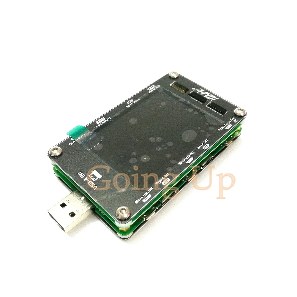 T50N Dual-channel Color Screen USB Voltage-and-Current Power-Capacitance- Meter, QC2.0 QC3.0 PD Test
T50N Dual-channel Color Screen USB Voltage-and-Current Power-Capacitance- Meter, QC2.0 QC3.0 PD Test