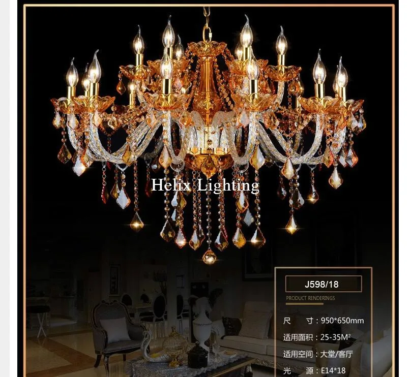 Newly Modern Art deco Chandelier Mixed color Amber and Clear Living Room Candle Lamps luxury Crystal Chandelier No Shades
Newly Modern Art deco Chandelier Mixed color Amber and Clear Living Room Candle Lamps luxury Crystal Chandelier No Shades