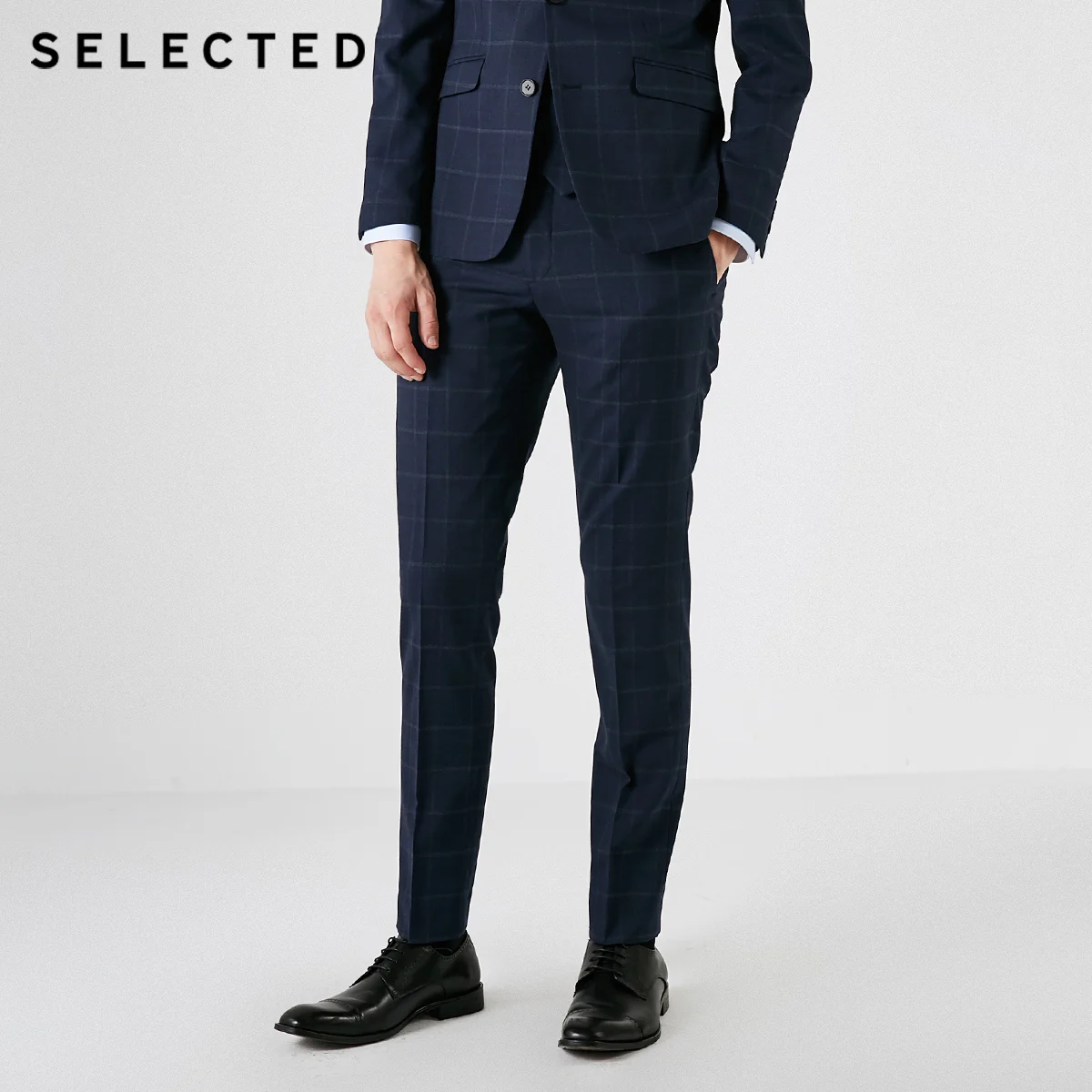 Выбранный новый стиль мужской ткани бизнес случайные фитнес брюки S | 41838Y501