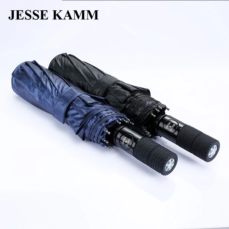 JESSE KAMM Wheel automatic high-grade sunny umbrella 10 bones sunscreen wind defense business men oversized umbrella
JESSE KAMM Wheel automatic high-grade sunny umbrella 10 bones sunscreen wind defense business men oversized umbrella