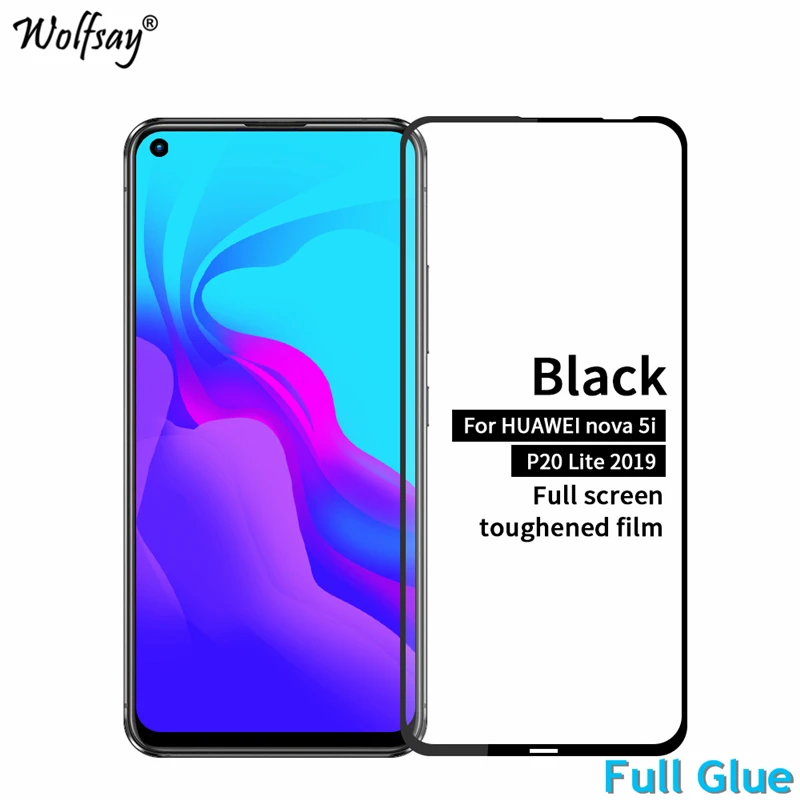 1PCS Full Glue Screen Protector For Huawei P20 Lite 2019 Tempered Glass Full Cover Huawei Nova 5i 9H 2.5D Premium Film Wolfsay
1PCS Full Glue Screen Protector For Huawei P20 Lite 2019 Tempered Glass Full Cover Huawei Nova 5i 9H 2.5D Premium Film Wolfsay
