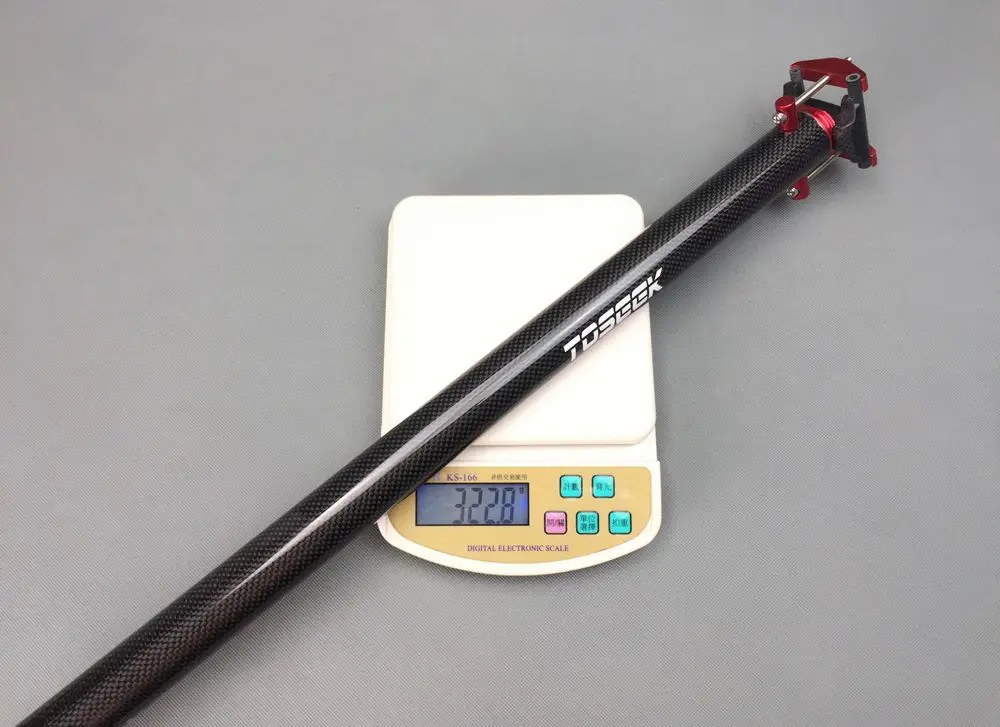TOSEEK Full Carbon Fiber Ultra-Light Rod mtb bicycle Seatpost Stanchart Folding Bike Folding Seat Tube 33.9/34.9 x 580mm
TOSEEK Full Carbon Fiber Ultra-Light Rod mtb bicycle Seatpost Stanchart Folding Bike Folding Seat Tube 33.9/34.9 x 580mm