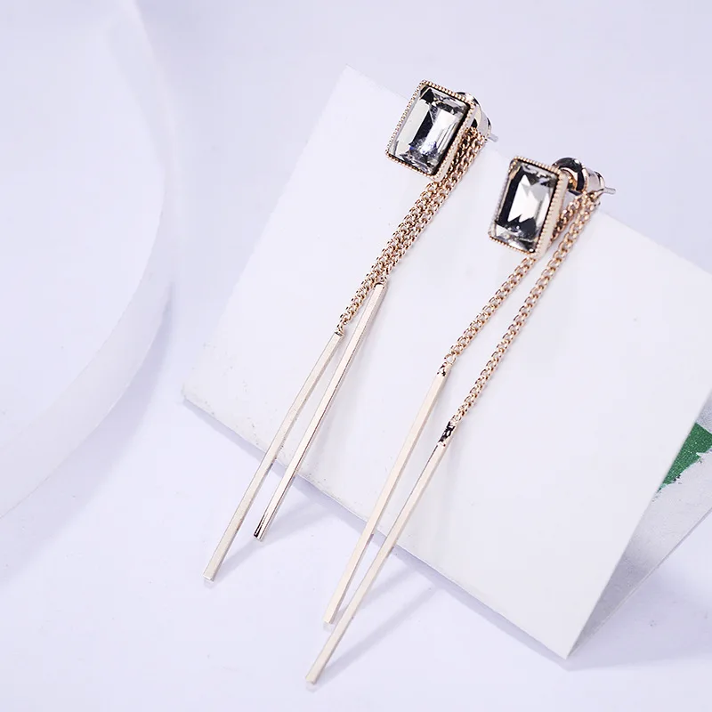 2020 New Earrings Crystal from Swarovskis Wholesale Simple and Creative Square Tassel Earrings Fit Women and female For Party
2020 New Earrings Crystal from Swarovskis Wholesale Simple and Creative Square Tassel Earrings Fit Women and female For Party