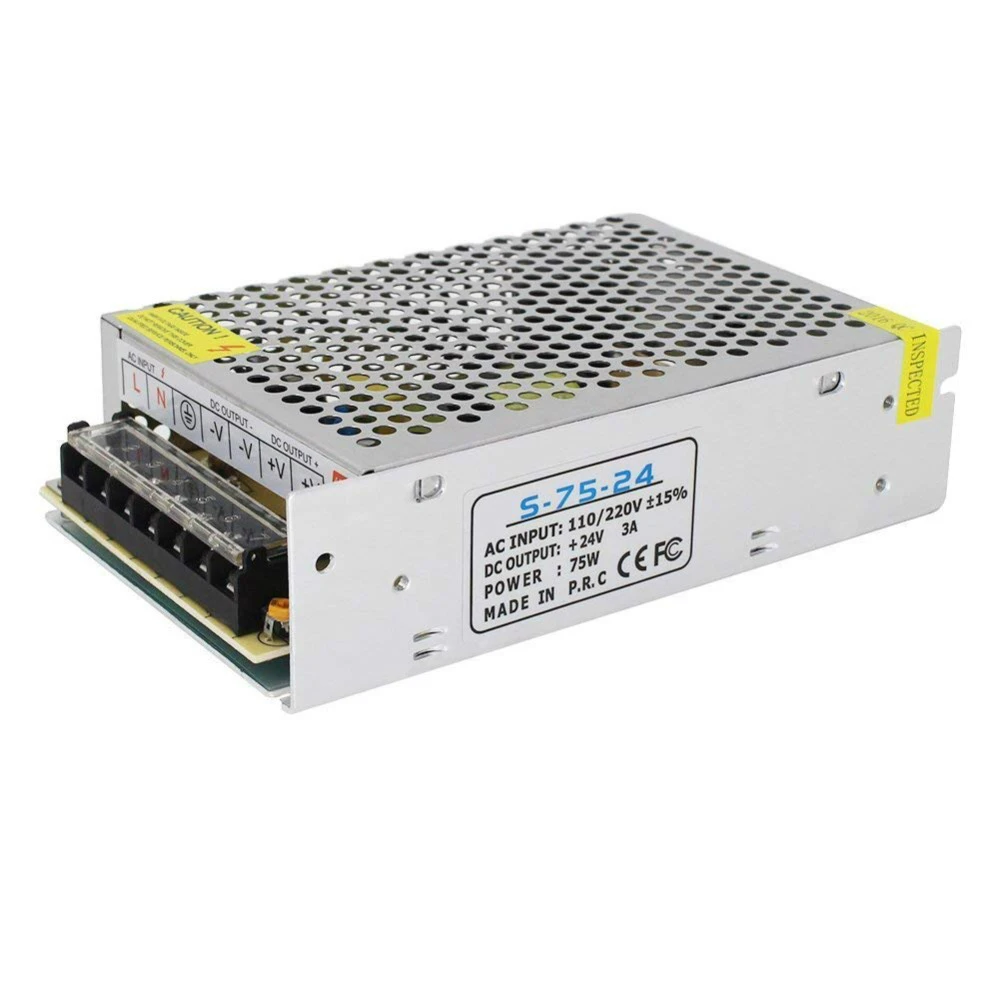 Power Supply Source AC 110V 220V to DC 24V 3A 72W Led Driver for LED Strip Lighting Transformer Adapter Switching Lab 24 V
Power Supply Source AC 110V 220V to DC 24V 3A 72W Led Driver for LED Strip Lighting Transformer Adapter Switching Lab 24 V