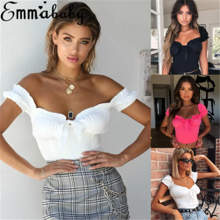 Женский однотонный топ на бретельках Boob Bralet повседневный футболка новинка 2019 |