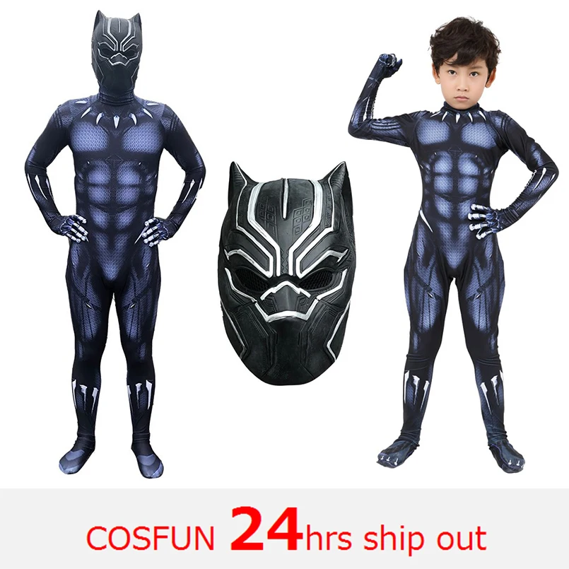 T'Challa cosplay costume Black Panther Costume for kid Halloween Costume inspired by Marvel Comics Captain America Civil War
T'Challa cosplay costume Black Panther Costume for kid Halloween Costume inspired by Marvel Comics Captain America Civil War