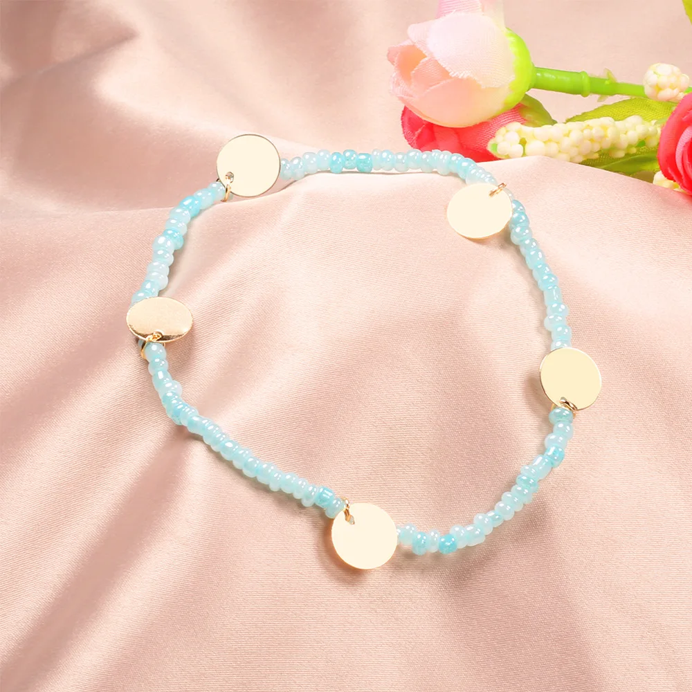 8SEASONS Hot Round Pendant Elastic Anklets for Women New Stone Beads Anklet Bohemian Bracelets BOHO Ocean Jewelry Gift,1 PC
8SEASONS Hot Round Pendant Elastic Anklets for Women New Stone Beads Anklet Bohemian Bracelets BOHO Ocean Jewelry Gift,1 PC