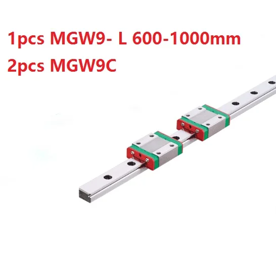 1pcs Original HIWIN linear guide/rail MGW9 -L 600mm/700mm/800mm/900mm/1000mm+2pcs MGW9C Mini blocks for 9mm Miniature CNC parts
1pcs Original HIWIN linear guide/rail MGW9 -L 600mm/700mm/800mm/900mm/1000mm+2pcs MGW9C Mini blocks for 9mm Miniature CNC parts