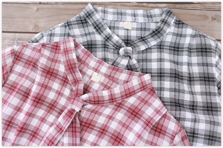 Autumn Bow Plaid Preppy Style Full Sleeve Women Dress Cotton And Linen Casual Midi A-line Dresses Woman Artistic Mori Girl Dress
Autumn Bow Plaid Preppy Style Full Sleeve Women Dress Cotton And Linen Casual Midi A-line Dresses Woman Artistic Mori Girl Dress