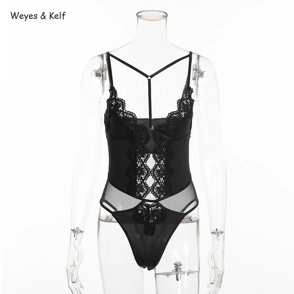 2020 Fashion Lace Embroidery Bodysuit Women Bodysuits Feminino Deep V Mesh Women Sexy Bodysuit
2020 Fashion Lace Embroidery Bodysuit Women Bodysuits Feminino Deep V Mesh Women Sexy Bodysuit