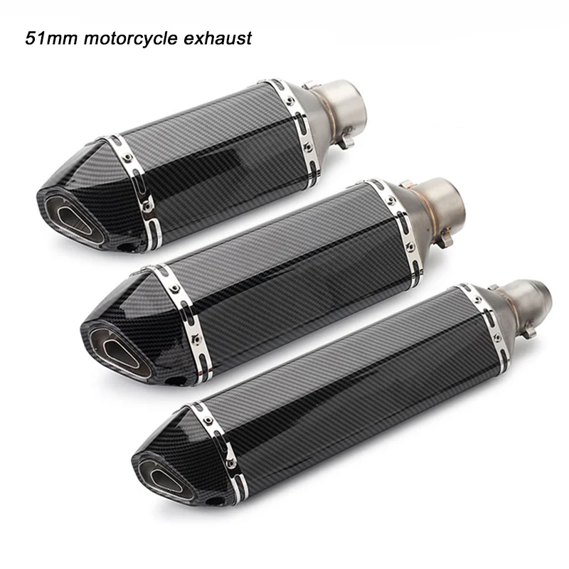 310mm 370mm 470mm Motorcycle Stainless Steel Exhaust Muffler Pipe With DB Killer Modified For 38-51mm Header Silencer System
310mm 370mm 470mm Motorcycle Stainless Steel Exhaust Muffler Pipe With DB Killer Modified For 38-51mm Header Silencer System