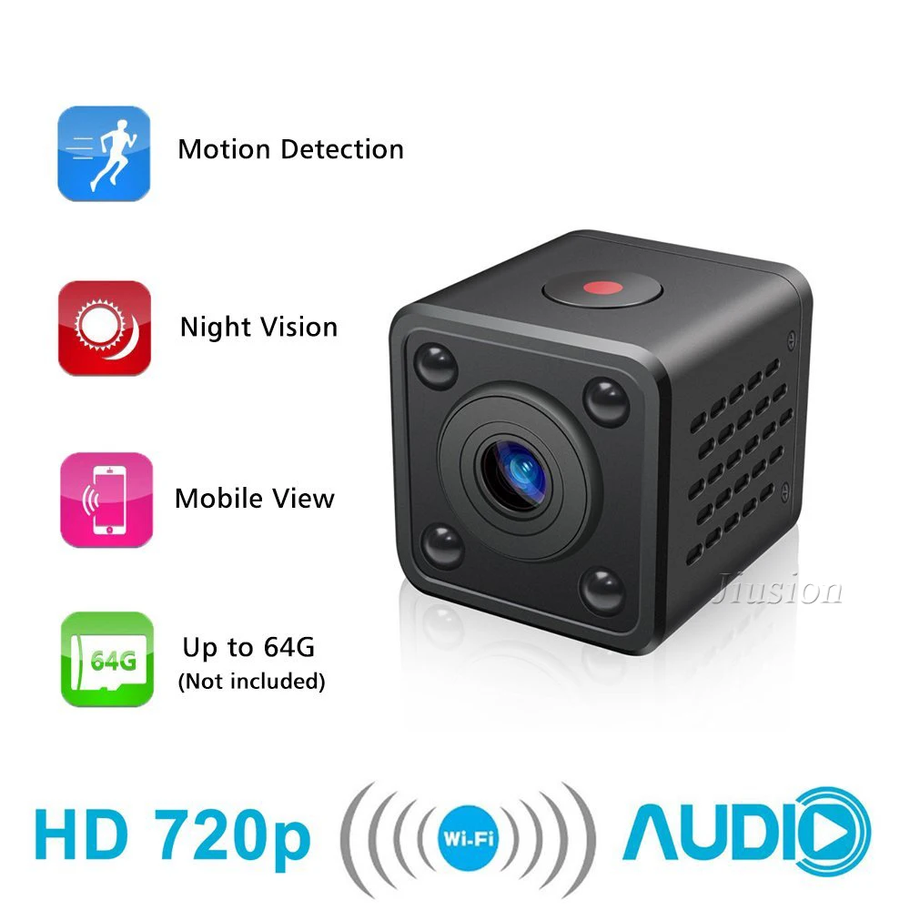 HD мини камера беспроводная CCTV Wifi IP микро датчик движения ночное видение видео