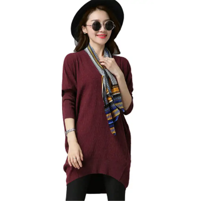 2018 spring autumn fashion Big size long v neck pullover sweater new products on the new limited time to send a small gift G3
2018 spring autumn fashion Big size long v neck pullover sweater new products on the new limited time to send a small gift G3