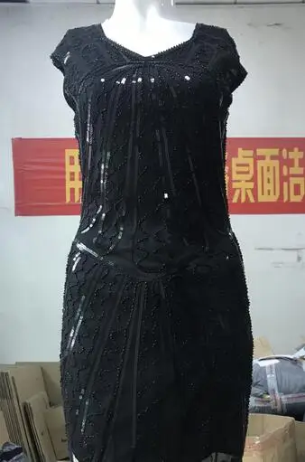 1920s Tassels Beaded Sequin Dress Robe Vestidos Women 1920s Flapper Dress Vintage O Neck Long Great Gatsby Dress
1920s Tassels Beaded Sequin Dress Robe Vestidos Women 1920s Flapper Dress Vintage O Neck Long Great Gatsby Dress