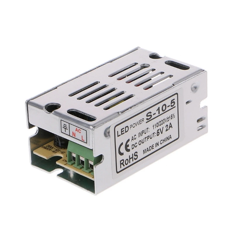 Вход AC110-220V 50/60Hz Выход DC 5V 2A драйвер импульсного источника питания переменного тока трансформаторы для Светодиодный светильник полосы высок...
Вход AC110-220V 50/60Hz Выход DC 5V 2A драйвер импульсного источника питания переменного тока трансформаторы для Светодиодный светильник полосы высок...