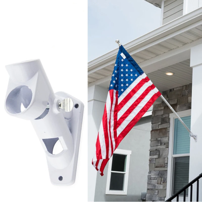 Flagpole Wall Mount 2 Angle Flag Pole Holder Mounting Flagpole Windsock Base Aluminium Alloy White Multipurpose Bracket Flag
Flagpole Wall Mount 2 Angle Flag Pole Holder Mounting Flagpole Windsock Base Aluminium Alloy White Multipurpose Bracket Flag
