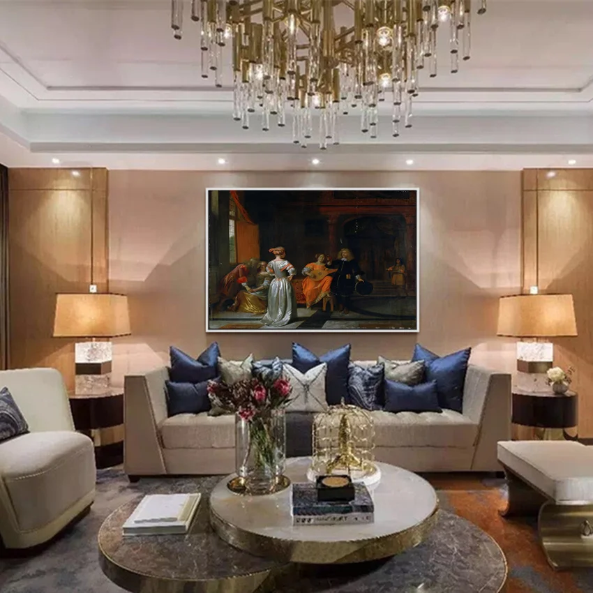 Oil Painting Home Decor Canvas Printings HD Print Wall Art Picture for Living room Classical Figure Paintings
Oil Painting Home Decor Canvas Printings HD Print Wall Art Picture for Living room Classical Figure Paintings