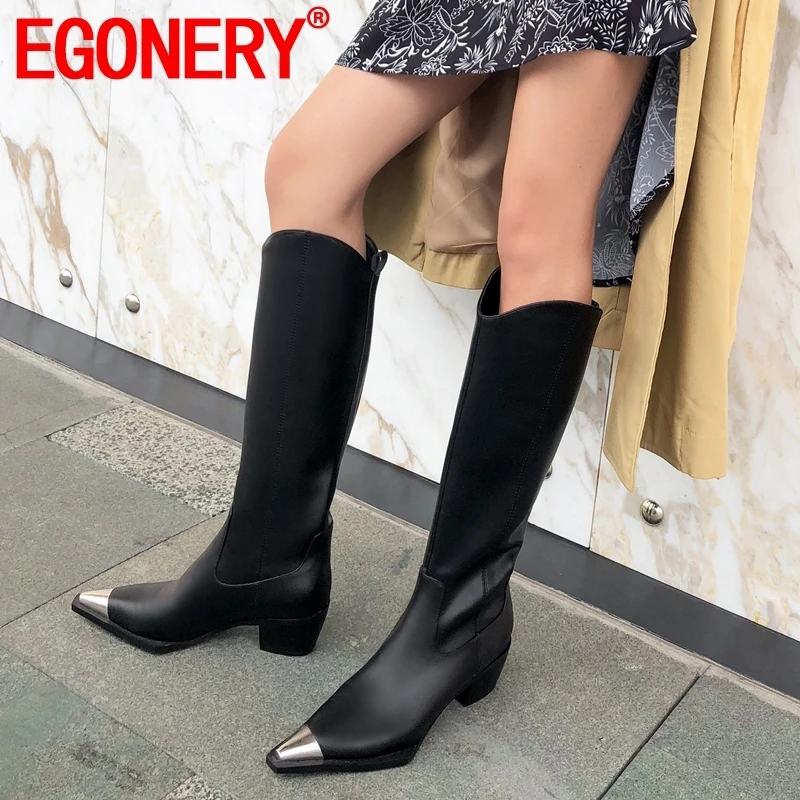 EGONERY/Женская обувь; коллекция 2019 года; сезон осень; новые модные высокие сапоги до колена из натуральной кожи высокого качества с острым носк...
EGONERY/Женская обувь; коллекция 2019 года; сезон осень; новые модные высокие сапоги до колена из натуральной кожи высокого качества с острым носк...