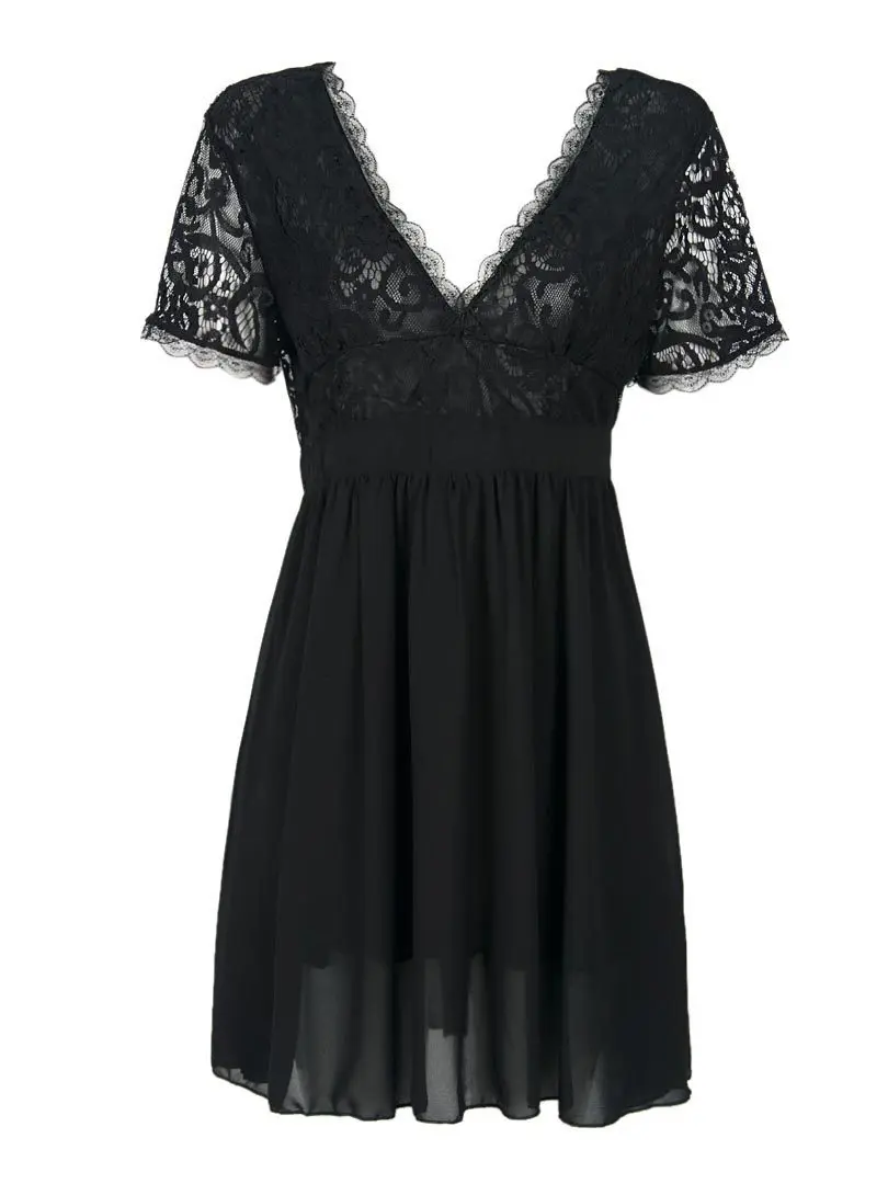 new streetwear v-neck lace hollow out sexy black solid woman dress above knee mini zip blackless slim female dress
new streetwear v-neck lace hollow out sexy black solid woman dress above knee mini zip blackless slim female dress