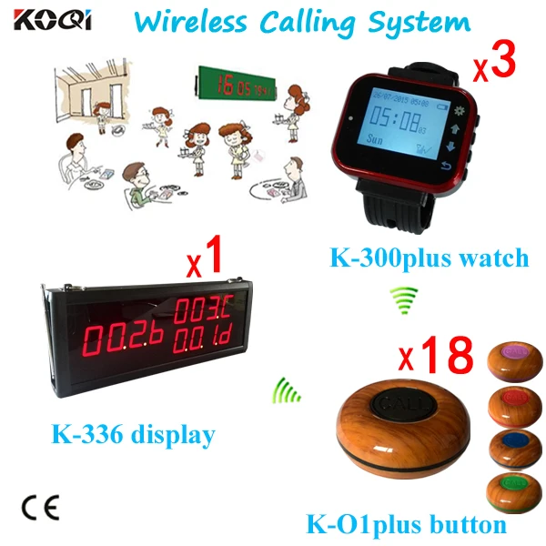 DHL Free Shipping Digital Call Bell system a Desktop Display W 3pcs Watch and 18pcs Bell For Restaurant Calling Pager System
DHL Free Shipping Digital Call Bell system a Desktop Display W 3pcs Watch and 18pcs Bell For Restaurant Calling Pager System