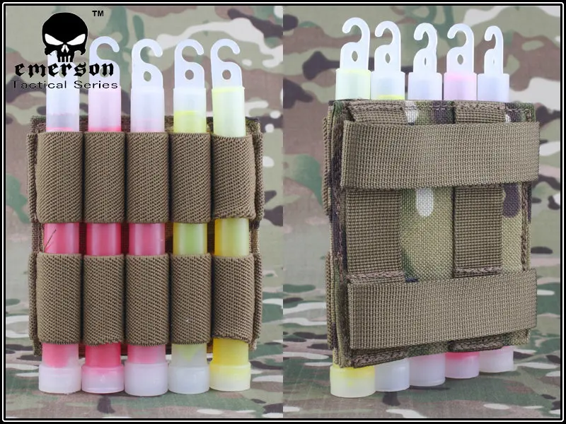 EMERSON Tactical Military Light Stick pouch Molle with Meshbelt Utility Military Pouch EM6033
EMERSON Tactical Military Light Stick pouch Molle with Meshbelt Utility Military Pouch EM6033