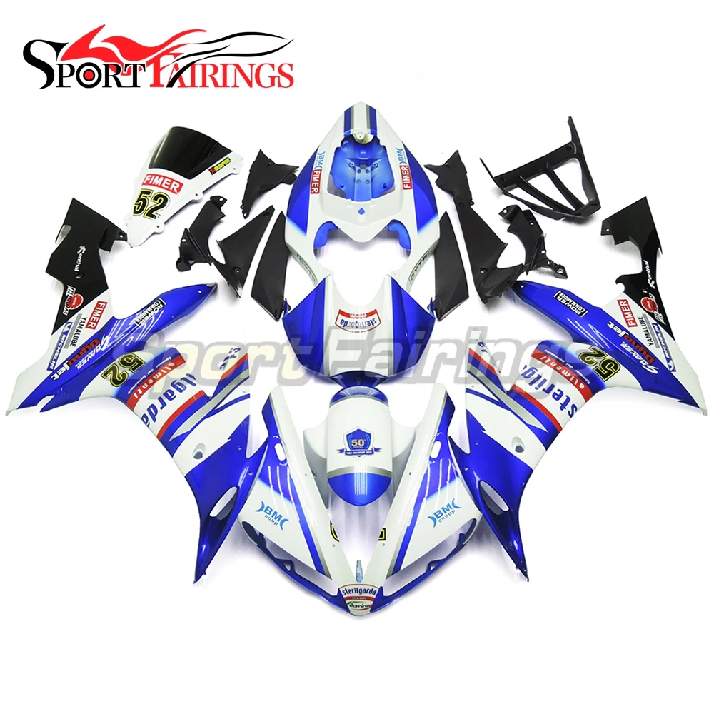 FIMER 52 Blue White Injection Fairings For Yamaha YZF1000 YZF R1 04 05 06 2004 - 2006 ABS Plastic Motorcycle Fairing Kit Cowling
FIMER 52 Blue White Injection Fairings For Yamaha YZF1000 YZF R1 04 05 06 2004 - 2006 ABS Plastic Motorcycle Fairing Kit Cowling
