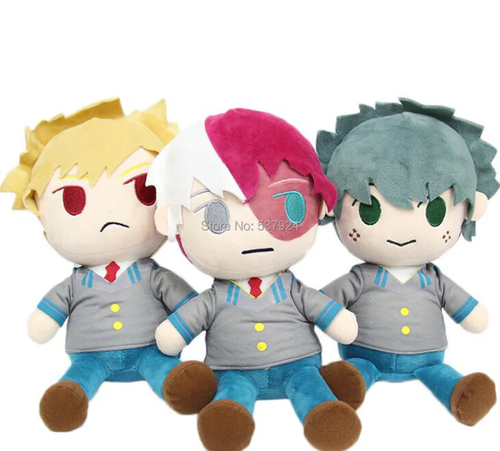 Новый 3 вида стилей My Hero academic Bakugou Katsuki Todoroki Shoto Midoriya Izuku 5 "12 см плюшевая кукла