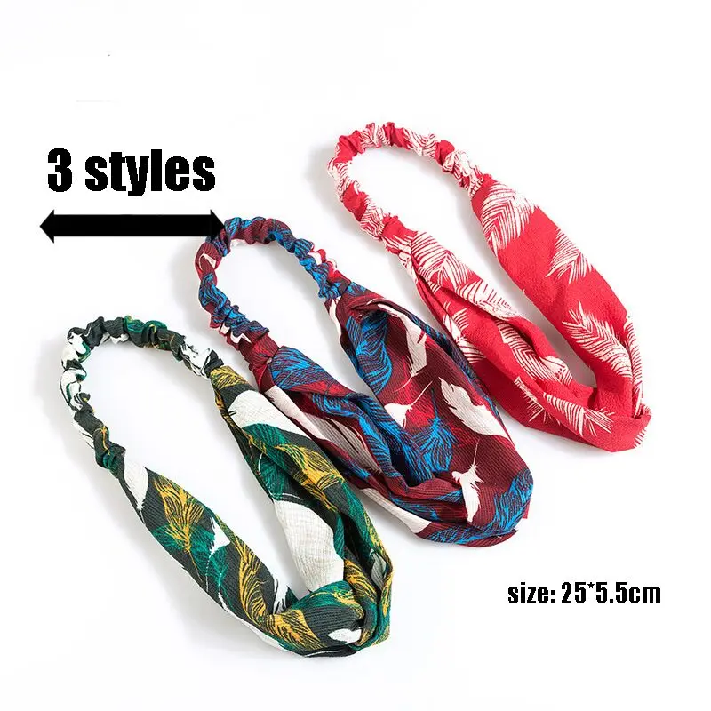 Ethnic Style Ladies Hair Band Feather Print Cross Wide Elastic Headband Face Wash Headband for Women Turban Headband
Ethnic Style Ladies Hair Band Feather Print Cross Wide Elastic Headband Face Wash Headband for Women Turban Headband