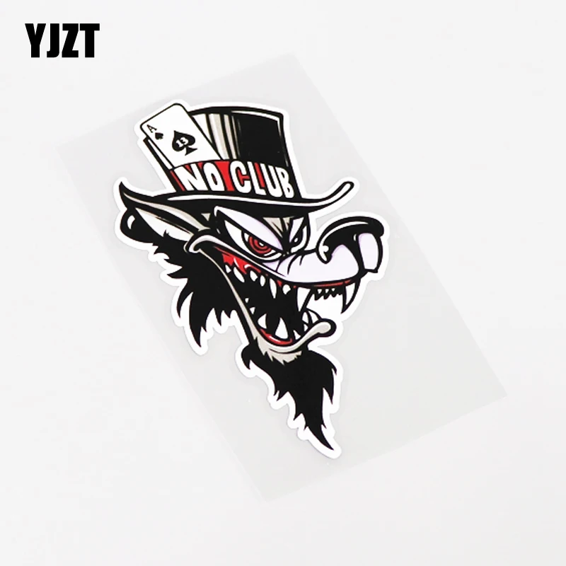 YJZT 9CM*15CM Personality Poker NO CLUB PVC Car Window Stickers Decal Accessories 13-1087
YJZT 9CM*15CM Personality Poker NO CLUB PVC Car Window Stickers Decal Accessories 13-1087