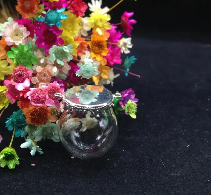 50sets/lot 20*15mm glass globe with setting base cap jewelry findings necklace glass bottle vial pendant charms glass dome cover
50sets/lot 20*15mm glass globe with setting base cap jewelry findings necklace glass bottle vial pendant charms glass dome cover