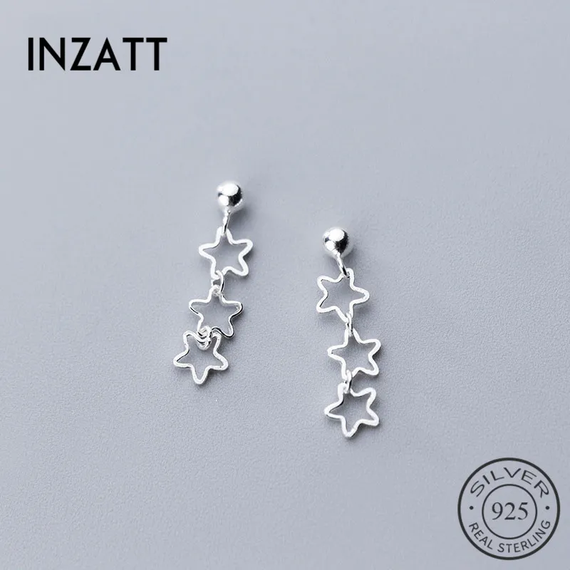 INZATT Real 925 Sterling Silver Geometric Hollow Star Stud Earrings For Elegant Women Party Trendy Fine Jewelry 2019 Accessories
INZATT Real 925 Sterling Silver Geometric Hollow Star Stud Earrings For Elegant Women Party Trendy Fine Jewelry 2019 Accessories