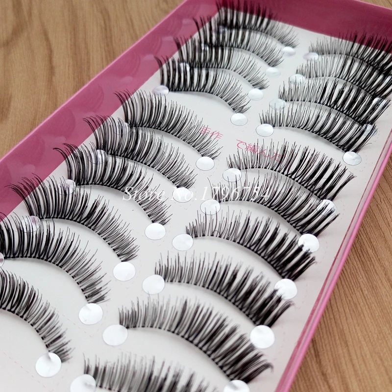 YOKPN 10 pairs New Natural False Eyelashes Cross-transparent Cotton Stems Thick False Eyelashes Makeup Tools Lashes
YOKPN 10 pairs New Natural False Eyelashes Cross-transparent Cotton Stems Thick False Eyelashes Makeup Tools Lashes