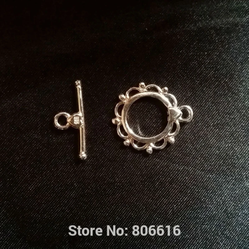 " Fake One Penalty Ten " 18MM 2Pcs Flower Circle (Mark 925) 925 Sterling Silver Jewelry Bracelet Clasps & Hooks Jewelry Findings
" Fake One Penalty Ten " 18MM 2Pcs Flower Circle (Mark 925) 925 Sterling Silver Jewelry Bracelet Clasps & Hooks Jewelry Findings