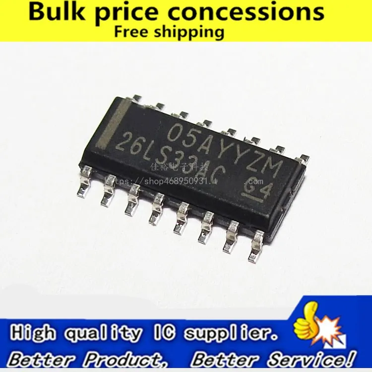 Freeshipping 10pcs/50pcs/100pcs AM26LS33ACDR AM26LS33ACD AM26LS33 26LS33AC DIP-16 Four way receiver chip
Freeshipping 10pcs/50pcs/100pcs AM26LS33ACDR AM26LS33ACD AM26LS33 26LS33AC DIP-16 Four way receiver chip