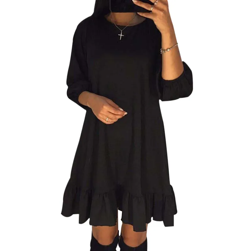 Loose Flounce Dress Lantern Sleeve Round Neck Long Sleeve Dress Summer Women Beach Dress Casual Spring Club Dress Long
Loose Flounce Dress Lantern Sleeve Round Neck Long Sleeve Dress Summer Women Beach Dress Casual Spring Club Dress Long