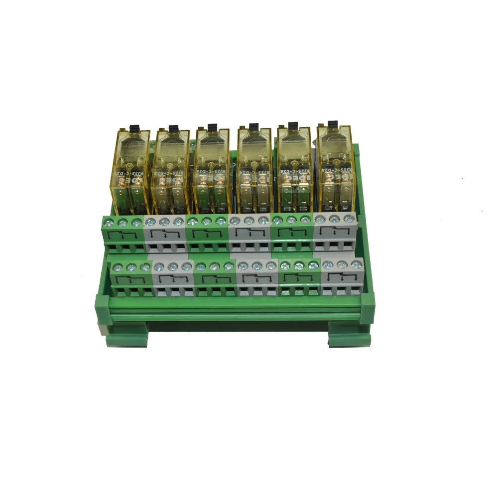 6-канальный модуль реле интерфейса DPDT DIN Rail Mount IDEC RJ2S | Обустройство дома
