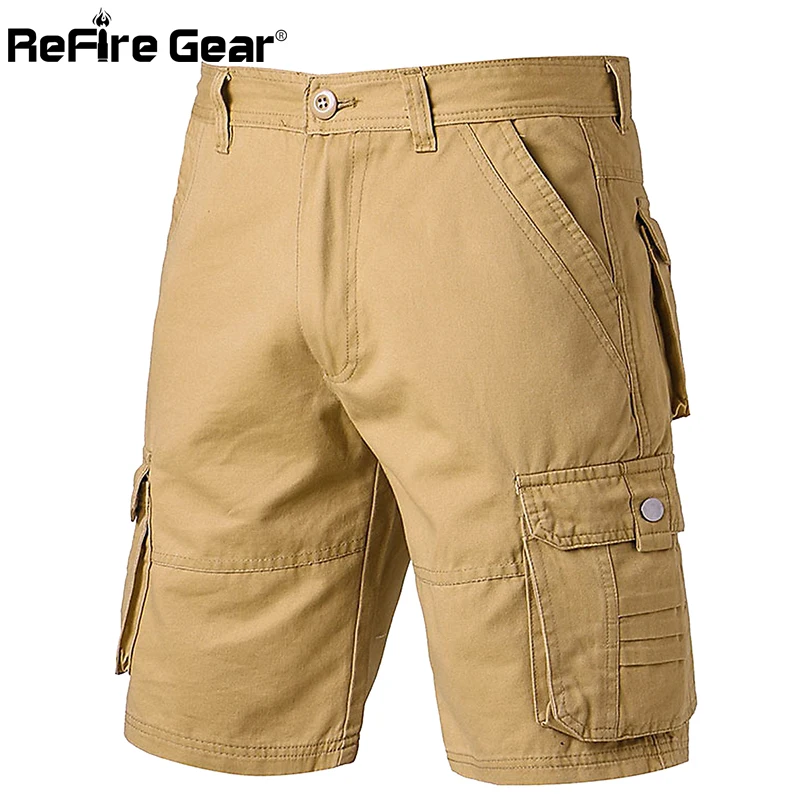 ReFire Gear Casual Summer Military Tactical Shorts Men Multi Pockets Army Cargo Shorts Cotton Breathable Stretch Short Pants
ReFire Gear Casual Summer Military Tactical Shorts Men Multi Pockets Army Cargo Shorts Cotton Breathable Stretch Short Pants