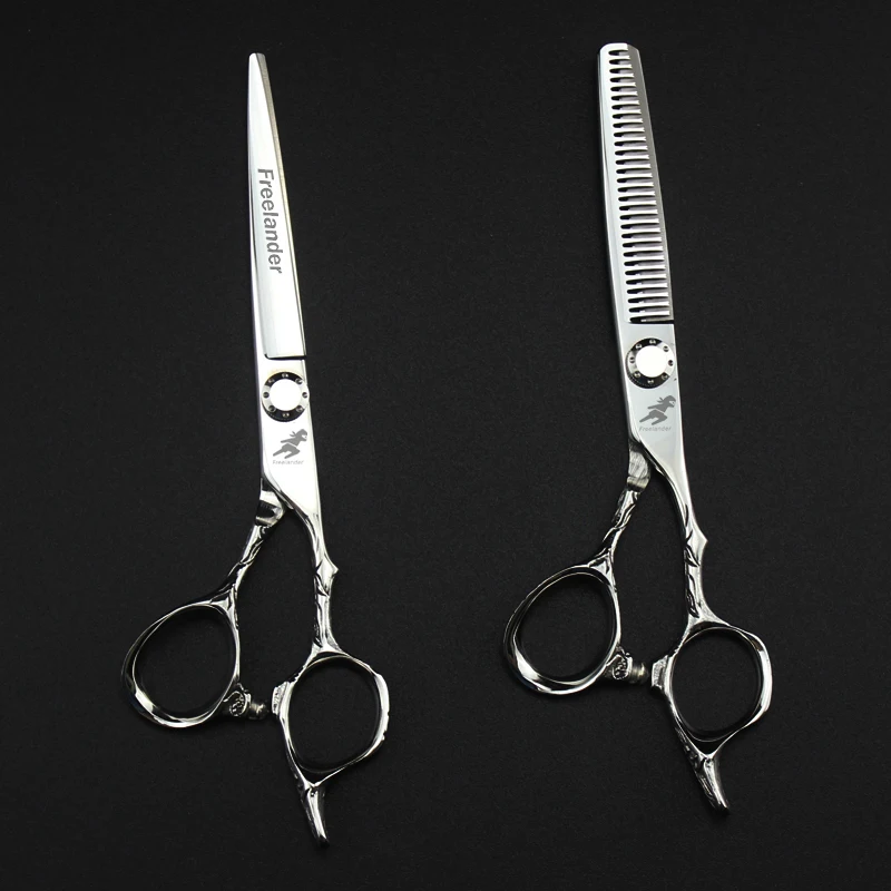 6.0"Sale Silver Japanese Hair Scissors Japan 440C Cheap Hairdressing Scissors Thinning Shears Hairdresser Shaver Haircut
6.0"Sale Silver Japanese Hair Scissors Japan 440C Cheap Hairdressing Scissors Thinning Shears Hairdresser Shaver Haircut