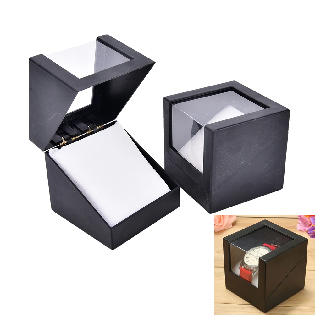 Фото Прозрачный чехол Walentine's Day Anniversary Gift черная коробка для наручных часов 78*78 мм(China)