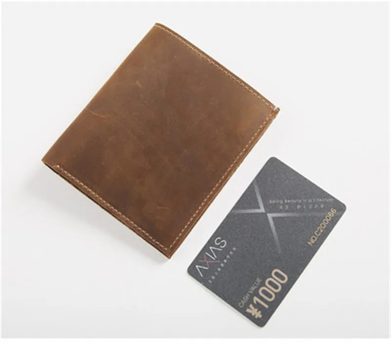 ALAVCHNV Original Retro Manual Crazy Horse Leather Men's Short First Layer Leather Wallet Leather Ultra Thin Ladies Wallet 706
ALAVCHNV Original Retro Manual Crazy Horse Leather Men's Short First Layer Leather Wallet Leather Ultra Thin Ladies Wallet 706