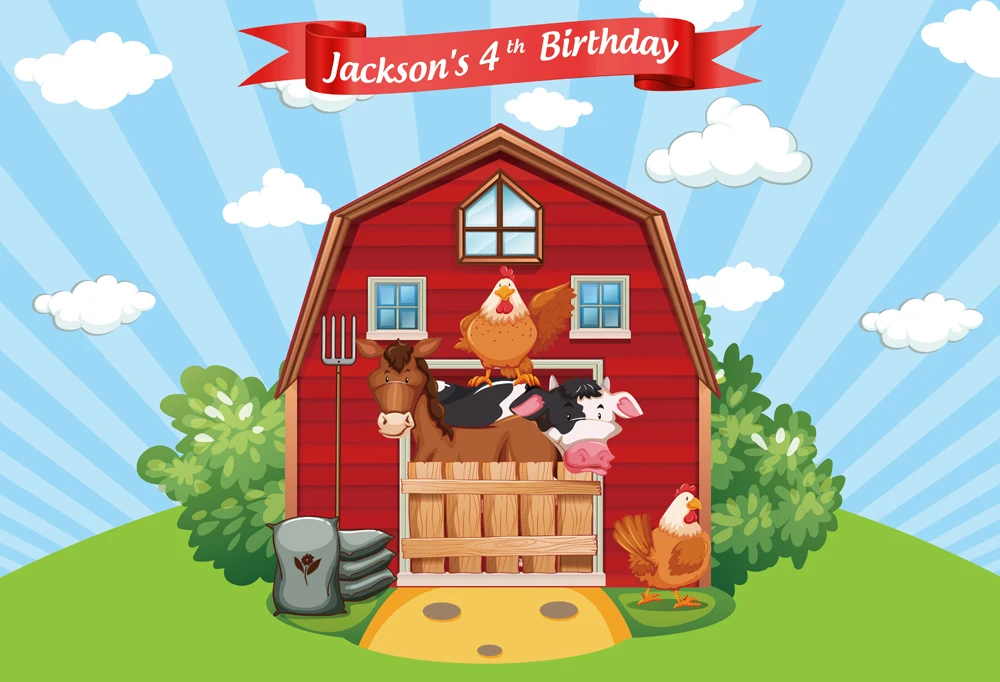 Customizable Baby Shower Birthday Photography Backdrop Thin Vinyl Photobooth Farm Background for Pictures HUAYI W-638
Customizable Baby Shower Birthday Photography Backdrop Thin Vinyl Photobooth Farm Background for Pictures HUAYI W-638