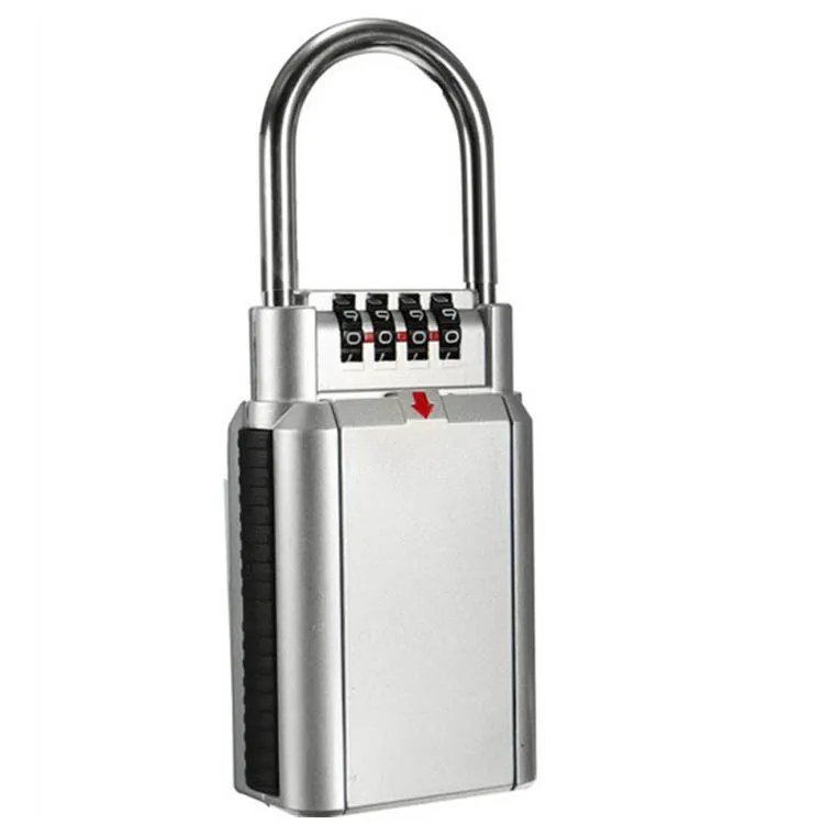 Silver 4 Digit Combination Password Safety Key Box Lock Padlock Storage Keys Organizer Zinc Alloy
Silver 4 Digit Combination Password Safety Key Box Lock Padlock Storage Keys Organizer Zinc Alloy