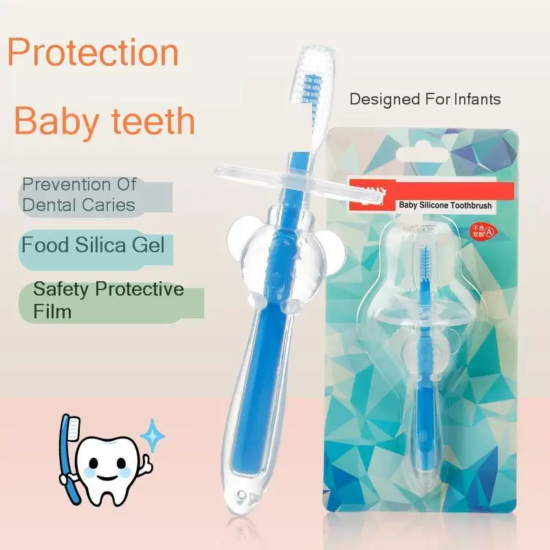Baby Soft Mouthguard Toothbrush Production Baby Silica Gel Baffle Plate Toothbrush Silica Gel Toothbrush
Baby Soft Mouthguard Toothbrush Production Baby Silica Gel Baffle Plate Toothbrush Silica Gel Toothbrush