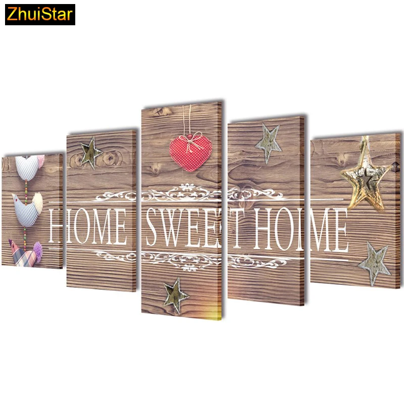 5D DIY Full Square Diamond Painting "Home Decor Letter Home Sweet" Multi-picture Combination Embroidery Cross Stitch Mosaic
5D DIY Full Square Diamond Painting "Home Decor Letter Home Sweet" Multi-picture Combination Embroidery Cross Stitch Mosaic