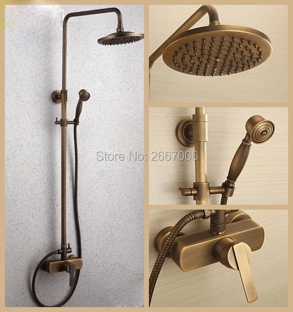 Freight Free Promotion Gift Shower Set Bronze Finish Copper Bath Faucet With Shower Wall Mount Water Mixer Shower China GI241
Freight Free Promotion Gift Shower Set Bronze Finish Copper Bath Faucet With Shower Wall Mount Water Mixer Shower China GI241