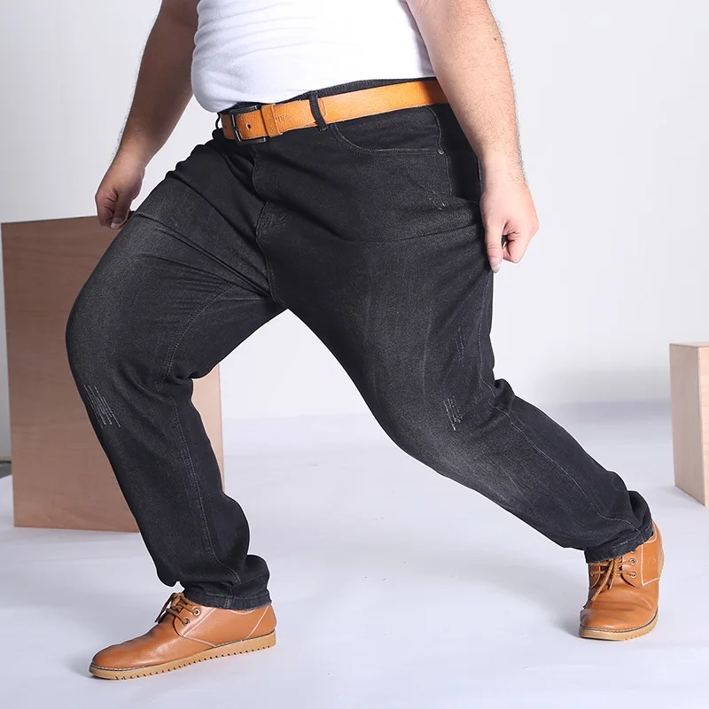 2019 Ultra Large Jeans Loose Elastic Jeans Autumn and Winter plus size trousers denim pants Straight pants
2019 Ultra Large Jeans Loose Elastic Jeans Autumn and Winter plus size trousers denim pants Straight pants