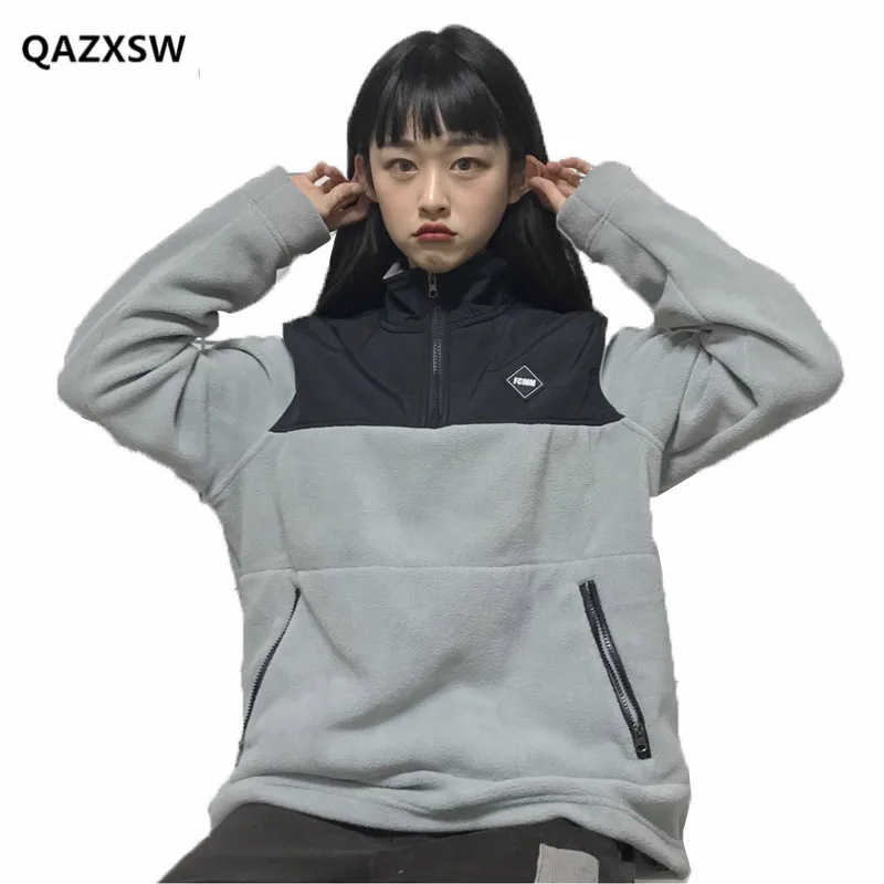 2019 New Autumn And Winter Women's Jacket Korean College Style Fashion Zipper High Collar Plus Cashmere Sweatshirt Female SY061
2019 New Autumn And Winter Women's Jacket Korean College Style Fashion Zipper High Collar Plus Cashmere Sweatshirt Female SY061