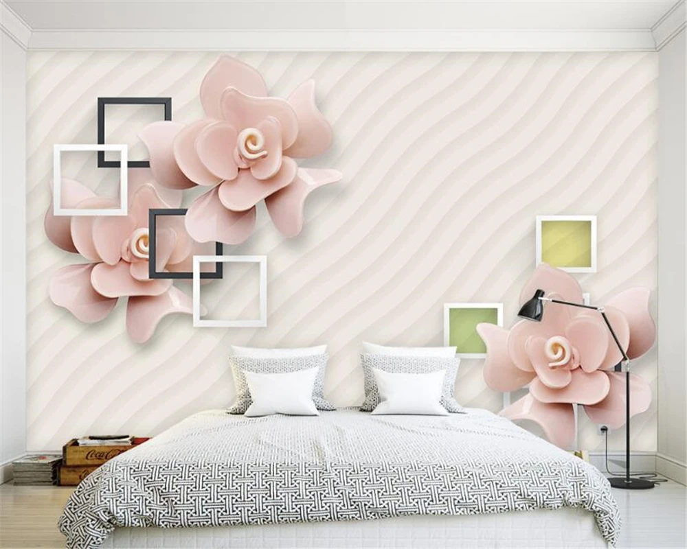 Beibehang 3D photo wallpaper modern embossed flower art mural bedroom living room sofa TV background wall 3d wallpaper tapety
Beibehang 3D photo wallpaper modern embossed flower art mural bedroom living room sofa TV background wall 3d wallpaper tapety