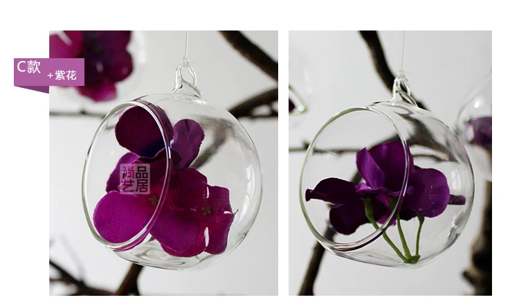 O.RoseLif Brand Tiny Hot Clear Glass Globes With 1 Hole Flower Hanging Vase Hydroponic Home Office Wedding Decor
O.RoseLif Brand Tiny Hot Clear Glass Globes With 1 Hole Flower Hanging Vase Hydroponic Home Office Wedding Decor